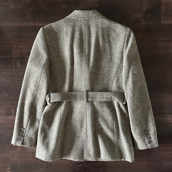 Ralph Lauren Wool Belted Military Blazer - Picture 6 of 9